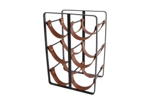 Wijnrek "Rens" zwart 