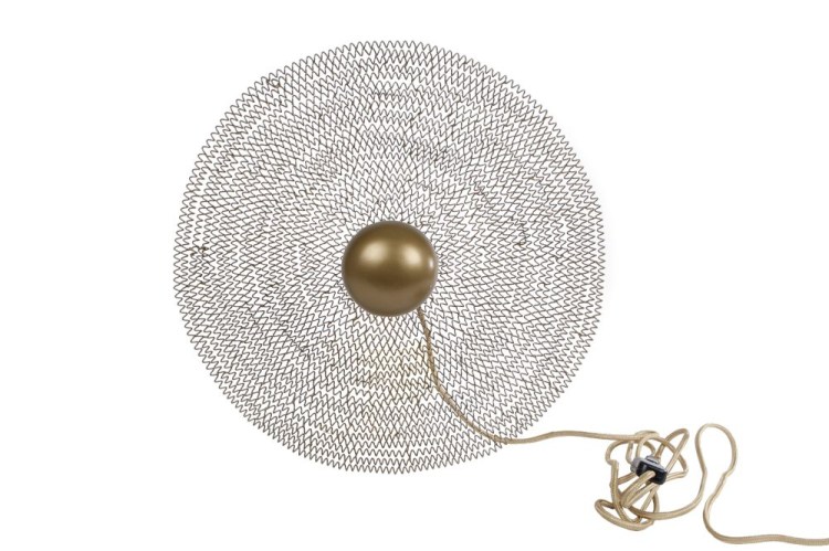 Wandlamp gaas goud metaal
