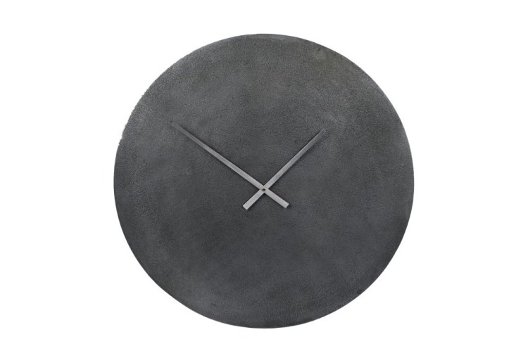 Klok "Merkur" grijs aluminium