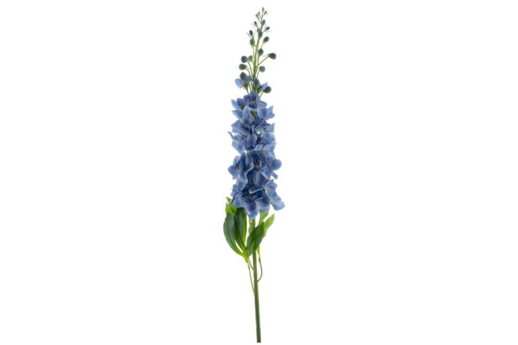 Kunst bloem "Delphinium" blauw