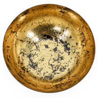 Schaaltje zwart met goud