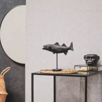  HV Zwarte Vis op een stok