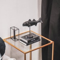  HV Zwarte Vis op een stok