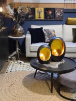 Mesa bijzettafel xl hout zwart 39xø78 Woood