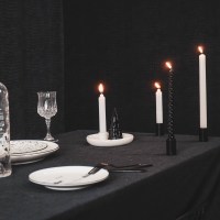 HV Kandelaar Kerstbomen - Zwart