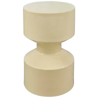 HIDDE BIJZETTAFEL METAAL GEEL