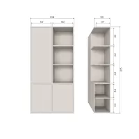 MEGGY OPBERGKAST LINKS 108CM