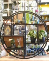 Wandrek rond metaal met mangohout d-bodhi tuareg