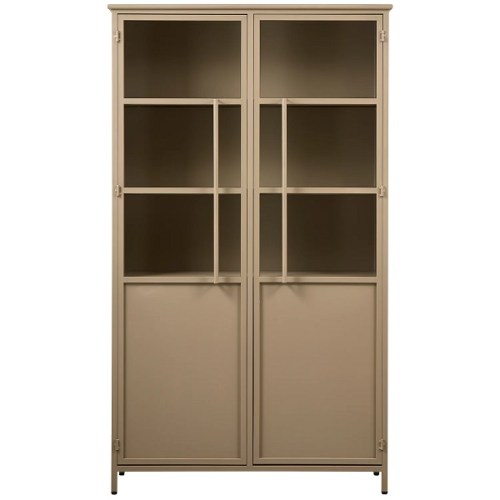 EXHIBIT VITRINEKAST METAAL KHAKI