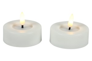 Maxi theelicht Ø6,7CM LED Wit