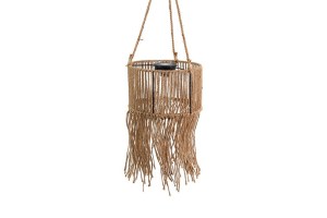 ibiza solar lamp, solar hanglamp tuin, boho buitenlamp, jute solar lamp, solar verlichting tuin, ibiza tuinlamp, buitenlamp zonne energie