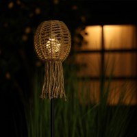 ibiza solar lamp, solar hanglamp tuin, boho buitenlamp, jute solar lamp, solar verlichting tuin, ibiza tuinlamp, buitenlamp zonne energie