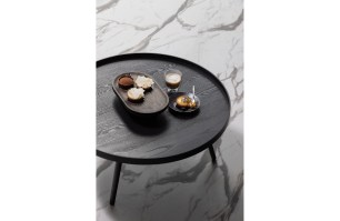Mesa bijzettafel xl hout zwart 39xø78 Woood