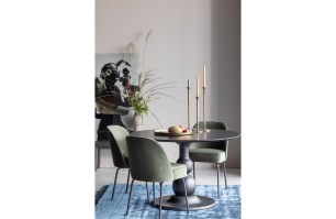 Blanco Eettafel 120cm Mango Diep Zwart