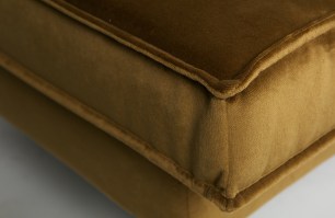 Rodeo daybed right velvet honing geel Bepurehome 