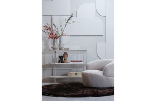 WOOLLY DRAAIFAUTEUIL BOUCLÉ NATUREL GEMELEERD VanEtje Stoer Wonen