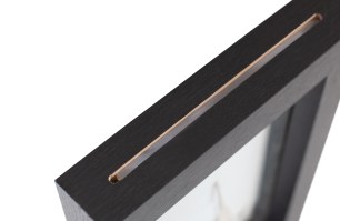 Blake fotolijst met houten rand zwart 30x20 woood exclusive
