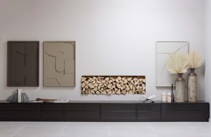 Finca Tv Meubel 75cm Grenen Zwart [fsc]