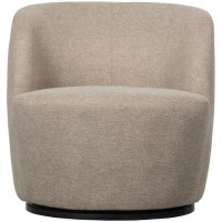 SERRA DRAAIFAUTEUIL GEWEVEN STOF ZAND
