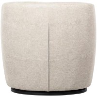 SERRA DRAAIFAUTEUIL GEWEVEN STOF OFF WHITE