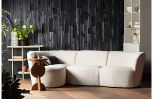 Noan sidetable hout/metaal antique beige