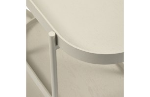 Noan sidetable hout/metaal antique beige