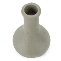 Vaasje/kaarsenhouder grijs