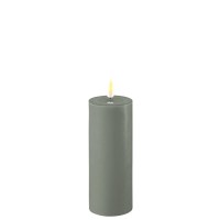 Salvie green wax LED Candle  Deluxe homeart