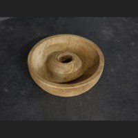 kandelaar rond teak M