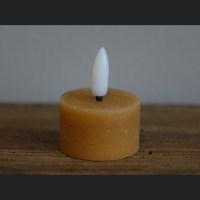 waxines theelicht rustiek Ø4CM LED ro Lyon s2 oker