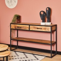 Sidetable Denver | Mangohout en metaalStarfurn VanEtje Stoer Wonen