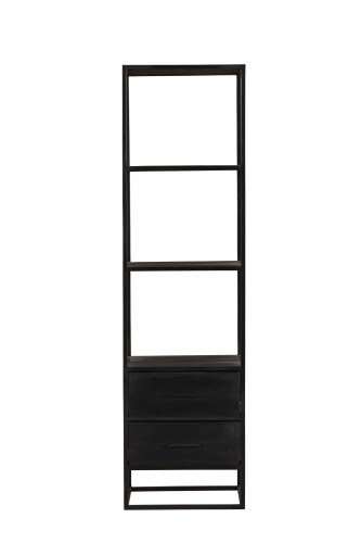 Black | Mangohout en staal | 1 deur  Starfurn VanEtje Stoer Wonen