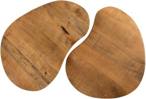 Erfurt salontafel organisch, set van 2, Smooth Natural - Must Have Collection