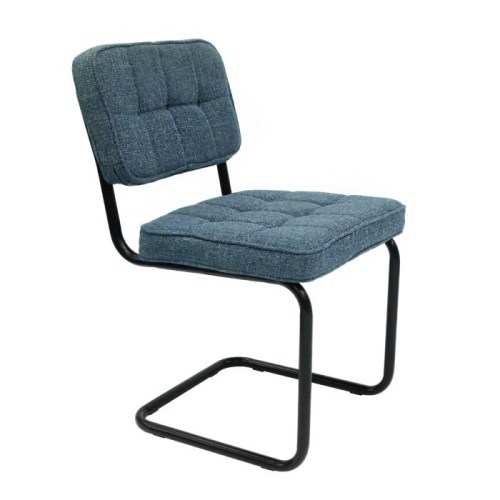Kick Buisframe stoel Yves - blauw kickcollection