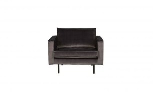 Rodeo Fauteuil Velvet Antraciet