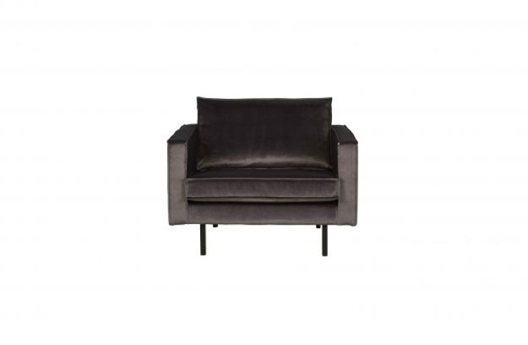 Rodeo Fauteuil Velvet Antraciet