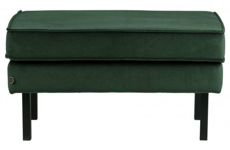 Rodeo Hocker Op Poten Velvet Green Forest