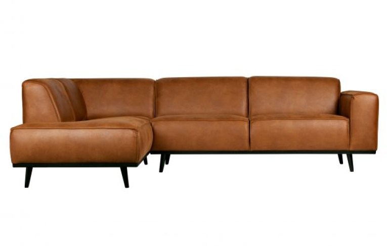 Statement Hoekbank Links Eco Leer Cognac
