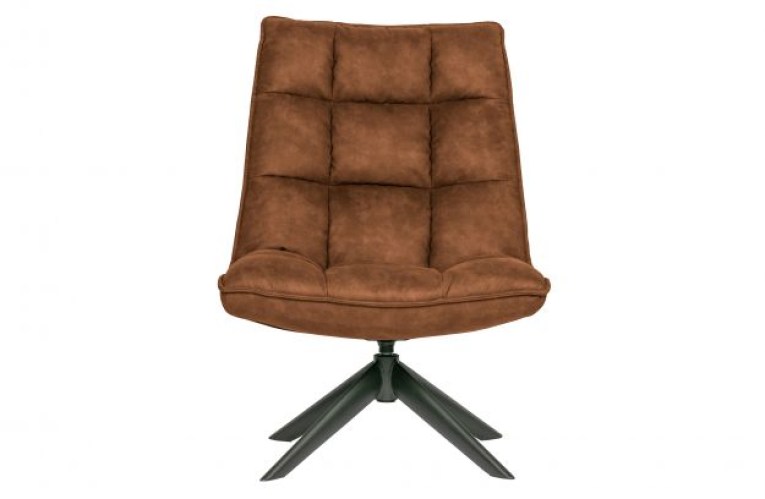 Jouke Draai-fauteuil Kunstleer Cognac