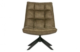 Jouke Draai-fauteuil Kunstleer Groen