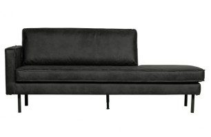 Rodeo Daybed Left Zwart