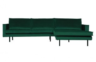 Rodeo Chaise Longue Rechts Velvet Green Forest