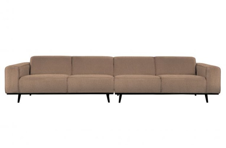 Statement Xl 4-zits Bank 372 Cm Bouclé Nougat