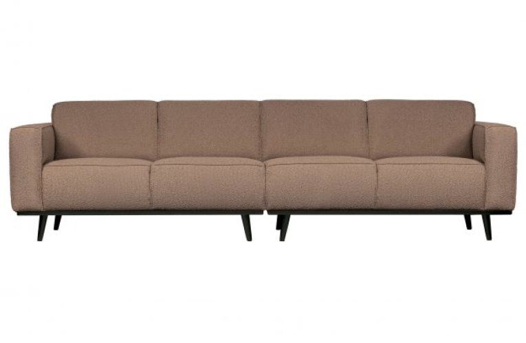 Statement 4-zits Bank 280 Cm Bouclé Nougat
