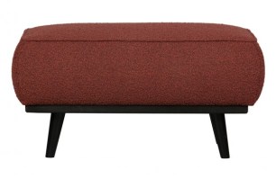 Statement Hocker Bouclé Chestnut 80x55cm