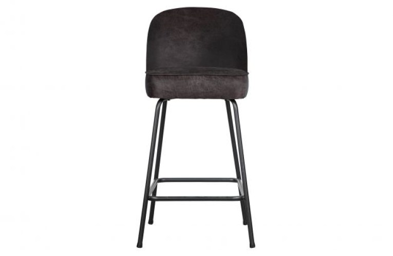 Vogue Barstoel 65cm Leer Zwart