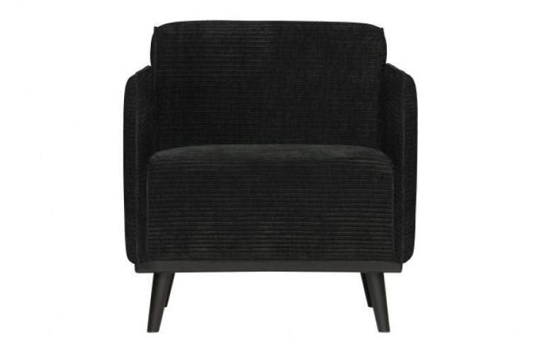 Statement Fauteuil Met Arm Brede Platte Rib Graphite