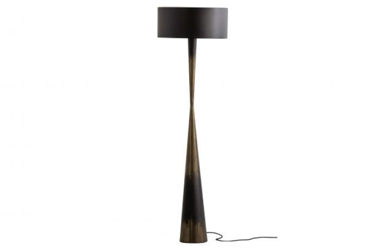 Blackout Too Staande Lamp Metaal Zwart/brass
