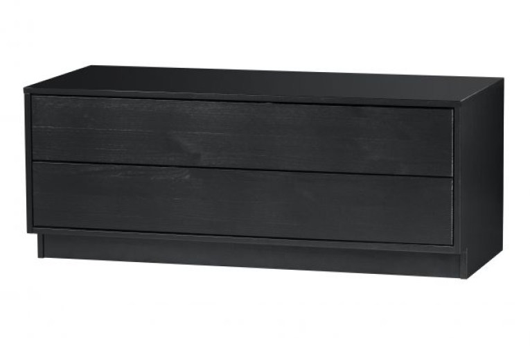 Finca Tv Meubel 100cm Grenen Zwart [fsc]