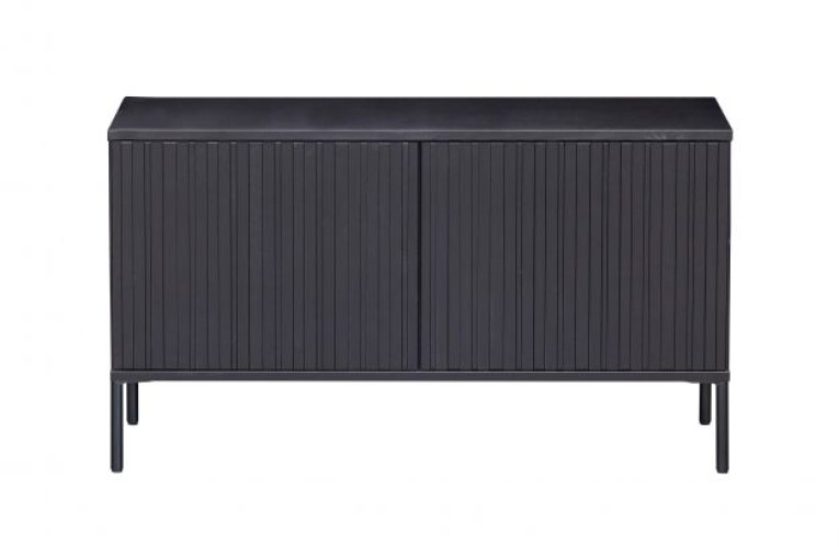 New Gravure Tv Meubel 100 Cm Grenen Zwart  [fsc]